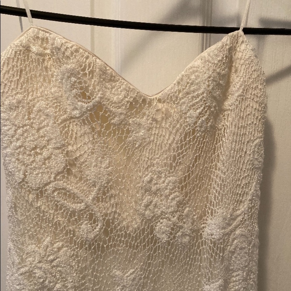 White lace dress